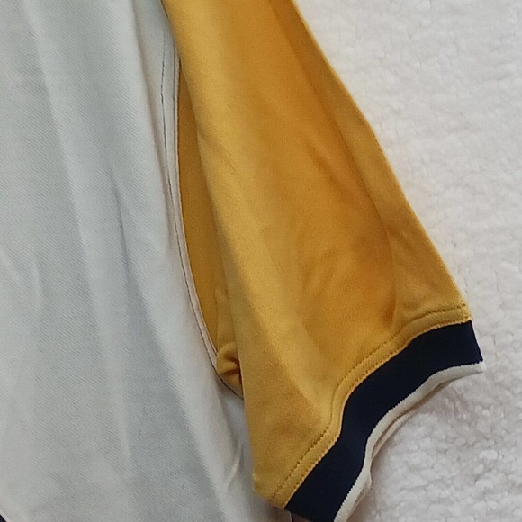 Cotton Traders Vertical Stripe Polo Shirt Size‎ Large Bold Vintage 1990's - Picture 6 of 8